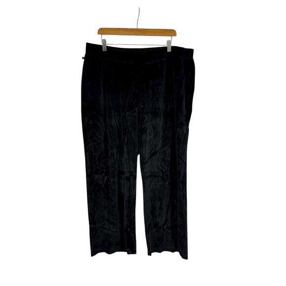 Ralph Lauren Womens 3X Red Black Red Stripe Velour Track Suit Set Half Zip - Picture 7 of 12